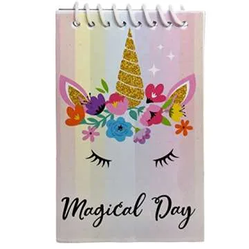 Mini Unicorn Notepad Set for Kids - Party Favors