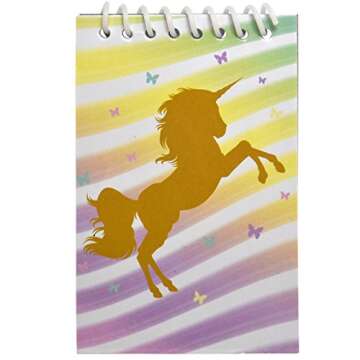 Mini Unicorn Notepad Set for Kids - Party Favors