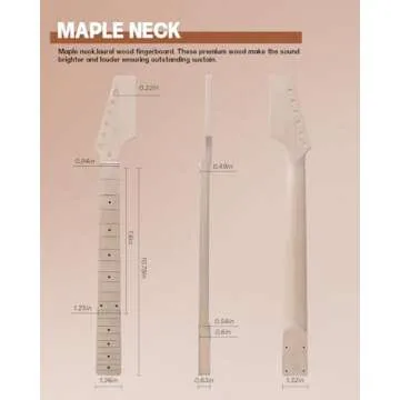 Build Your Own Leo Jaymz DIY TL Style Electric Guitar Kit