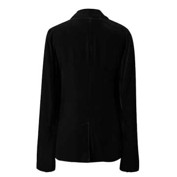 MINTLIMIT Casual Velvet Blazer - Stylish Long Sleeve Jacket