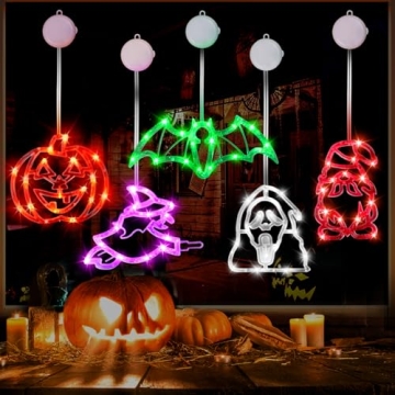 Halloween Lights 5 Pack with Timer - Indoor Decor