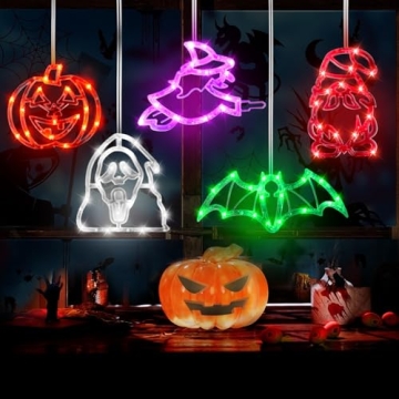 Halloween Lights 5 Pack with Timer - Indoor Decor