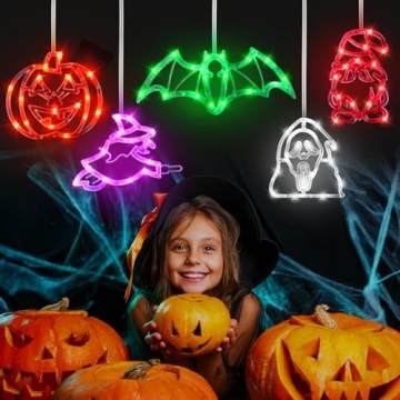 Halloween Lights 5 Pack with Timer - Indoor Decor