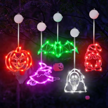 Halloween Lights 5 Pack with Timer - Indoor Decor