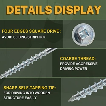 LIONMAX Pocket Screws 600PCS for Quality Woodworking