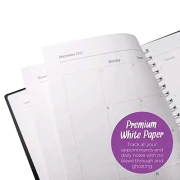 WallDeca 2024-2025 Academic Weekly Planner - Weekly & Monthly Planner, Jul 2024 - Dec 2025, Flexible Cover, Notes Pages, Twin-Wire Binding (2024-2025 (8 x 11-Inches))