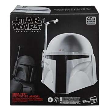 STAR WARS The Black Series Life Size Prop Replica - Boba Fett Prototype Armor Electronic Helmet
