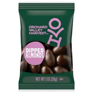 Orchard Valley Harvest JOH13653 Almonds, Dark Chocolate Covered Almonds, 8 oz.