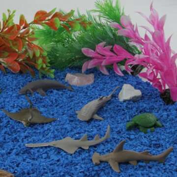 Safari Ltd. Endangered Marine Species TOOB - Figures of Whales, Marine Iguana, Galapagos Penguin, Se...