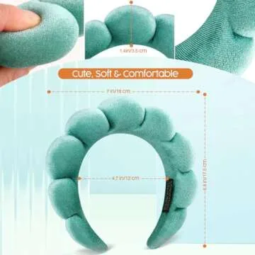 DOMMARE Stylish Spa Skincare Headband for Women