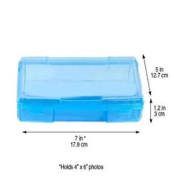 Multicolor Photo & Craft Keeper by Simply Tidy - Organize and Store Photos, Stickers, and Craft Supplies, Includes 16 Small Cases - 1 Pack