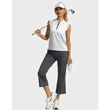 Stylish SANTINY Women's Golf Shirt - Lightweight & Comfortable
