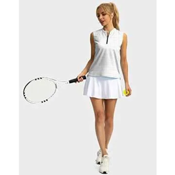 Stylish SANTINY Women's Golf Shirt - Lightweight & Comfortable