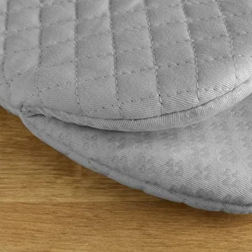 KitchenAid Asteroid Mini Oven Mitts, 2 Count, Grey