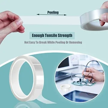 MEBMIK Clear 4 Rolls Heat Transfer Tape - No Residue