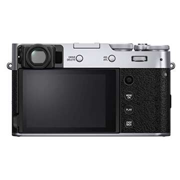 Fujifilm X100V Digital Camera with 23mm F2 Lens - Silver (Renewed)