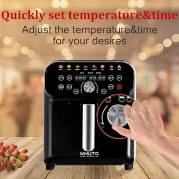 WHUTO Air Fryer: 5.8QT with Digital Touchscreen, 12 Functions