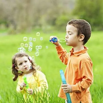 MAPIXO Big Bubble Wand Set - 14 Pack of Fun Bubbles