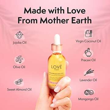 Love Hair Nourishing Oil for All Hair Types - Vegan