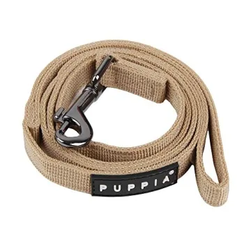 PUPPIA Two Tone Dog Lead Strong Durable Comfortable Grip Walking Training Leash for Small & Medium D...