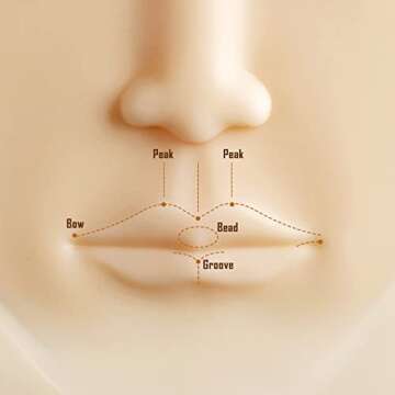 QUELLE 10 Pcs Permanent Makeup Practice Skin Silicone Face Practice Skin 3D Microblading Supplies Training for Eyebrow Lip Eyeliner TA538-10