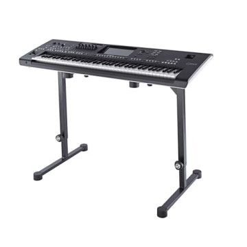K&M Table Style Keyboard Stand - Adjustable, Durable & Portable