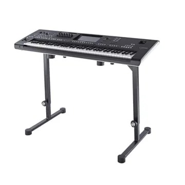 K&M Table Style Keyboard Stand - Adjustable, Durable & Portable