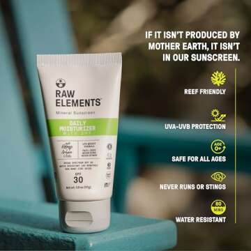 Raw Elements Daily Moisturizer SPF 30 for Hydration and Protection