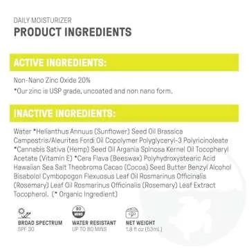 Raw Elements Daily Moisturizer SPF 30 for Hydration and Protection