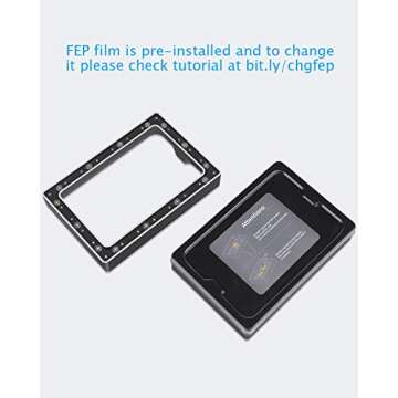 ELEGOO 2 Metal Resin Tanks with FEP Pre-Installed for 3D Printers