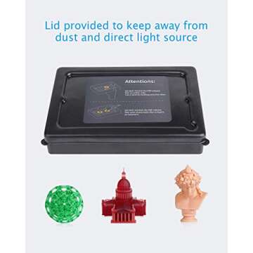 ELEGOO 2 Metal Resin Tanks with FEP Pre-Installed for 3D Printers