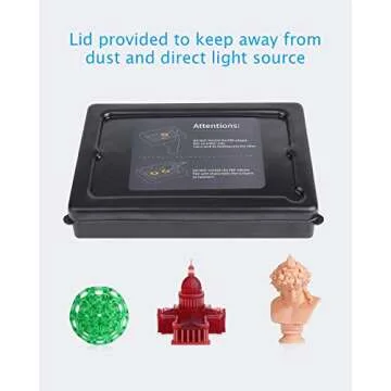 ELEGOO 2 Metal Resin Tanks with FEP Pre-Installed for 3D Printers