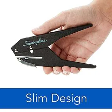 Swingline 1 Hole Punch, 20 Sheet Capacity, Ergonomic Design