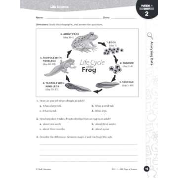 180 Days™: Science, Earth and Space Science for 5th Grade Practice Workbook for Classroom and Home, Cool and Fun Practice Created by Teachers (180 Days of Practice)