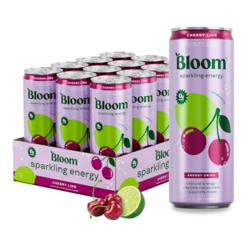 Bloom Sparkling Energy Drink - Zero Sugar & Natural Caffeine Boost