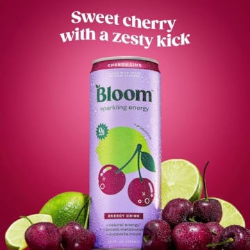 Bloom Sparkling Energy Drink - Natural Caffeine Boost