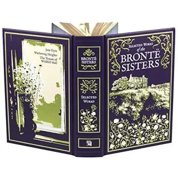 Brilliant Leather-bound Bronte Sisters Works Collection