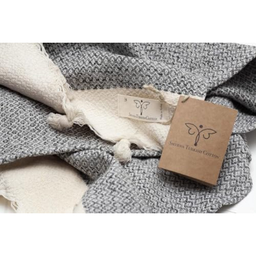 SMYRNA Vintage Turkish Cotton Throw Blanket Boho Chic
