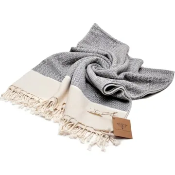 SMYRNA Vintage Turkish Cotton Throw Blanket Boho Chic