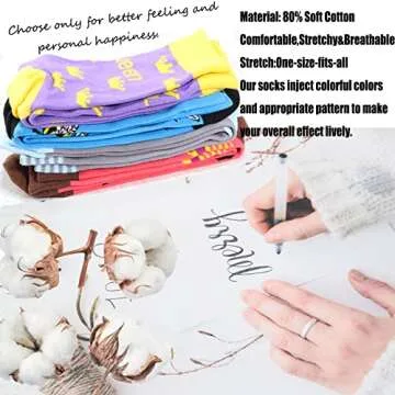 PXTIDY 2 Pairs Horse Racing Socks SHHH I'm Watching Horse Racing Novelty Socks Retirement Gift For Horse Racing Fans