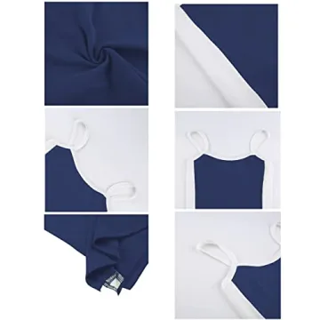 KAMISSY Color Block Tank Top for Women - Stylish and Comfortable