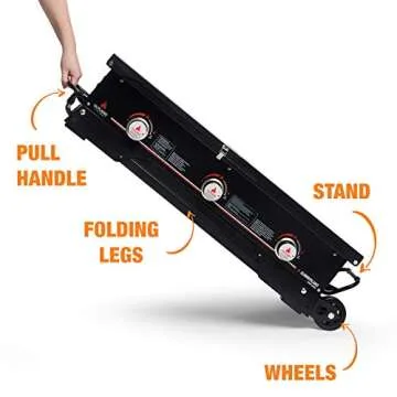 Outland Portable Camping Stove - Effortless Outdoor Cooking with Durability & Versatility