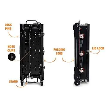 Outland Portable Camping Stove - 3 Burner Outdoor Cooking