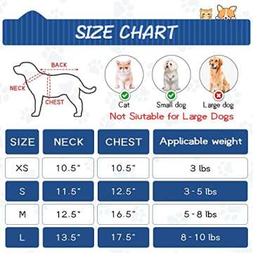 DELIFUR Cowboy Pet Costume with Hat Dog Costume Funny Pet Clothing Special Events Costume for Small ...