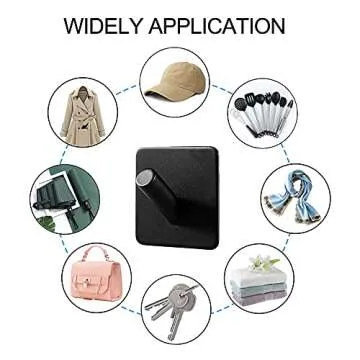 ShineMe Adhesive Wall Hooks - Heavy Duty & Stylish