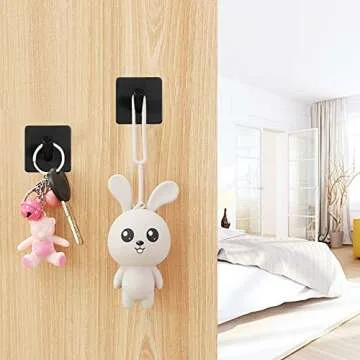 ShineMe Adhesive Wall Hooks - Heavy Duty & Stylish