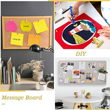 Elegant 310 Pcs Gold Decorative Push Pins Set