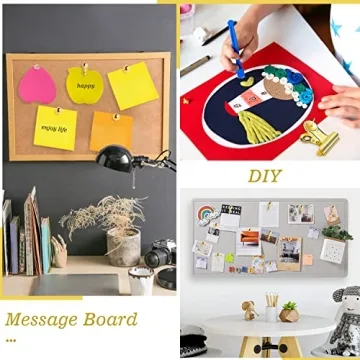 Elegant 310 Pcs Gold Decorative Push Pins Set