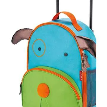 Skip Hop Zoo Dog Kids Luggage with Wheels for Travel