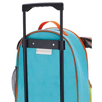 Skip Hop Zoo Dog Kids Luggage with Wheels for Travel